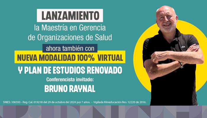 La nueva era de la salud necesita tu liderazgo. Ahora 100% virtual.